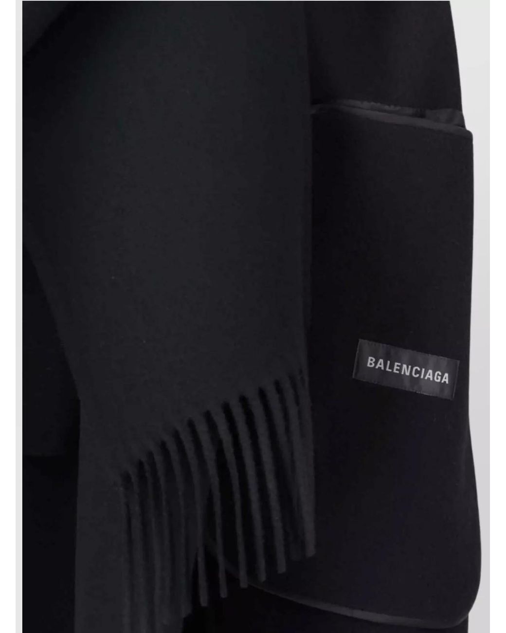 Balenciaga Blue Cashmere Poncho