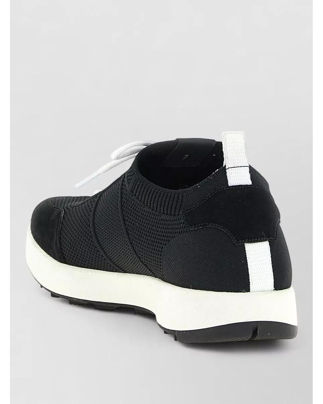 Kiton Blue Technical Cotton Sneakers for men