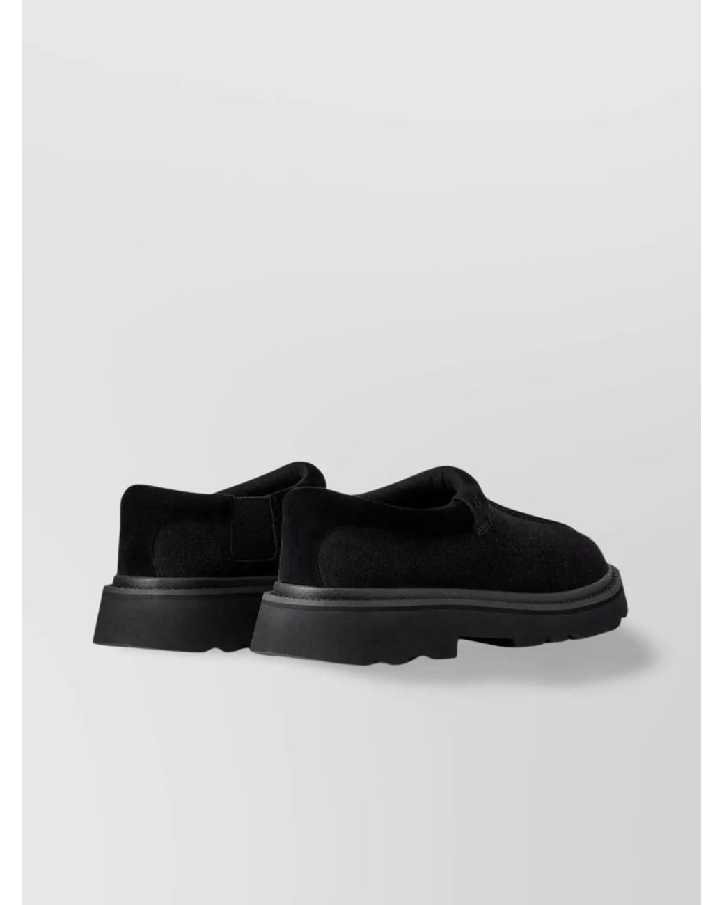 Ugg Black Leather Lace-Up Shoes for men