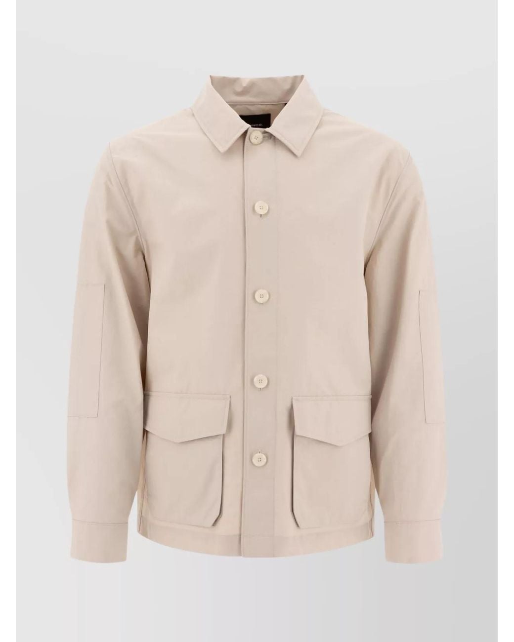 Vince Natural Cotton Utility Jacket for men
