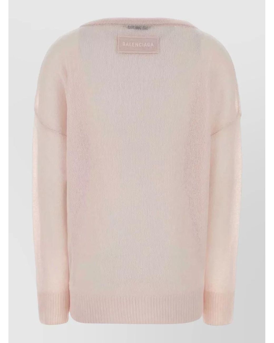Balenciaga Natural Cashmere Oversized Jumper