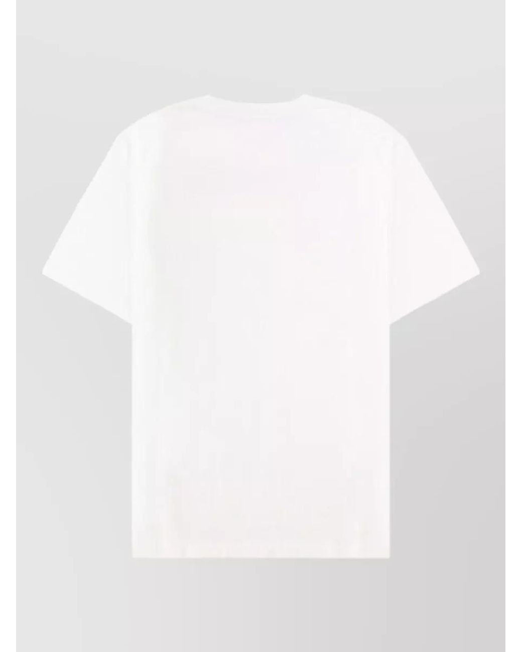 Balmain White Logo Print T-Shirt for men