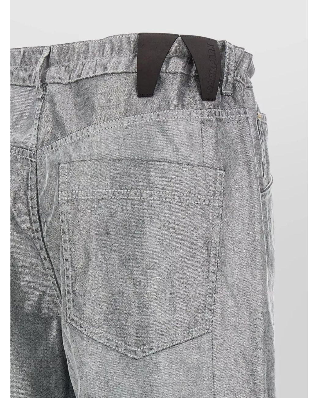 DARKPARK Gray Denim Wide-Leg Trousers
