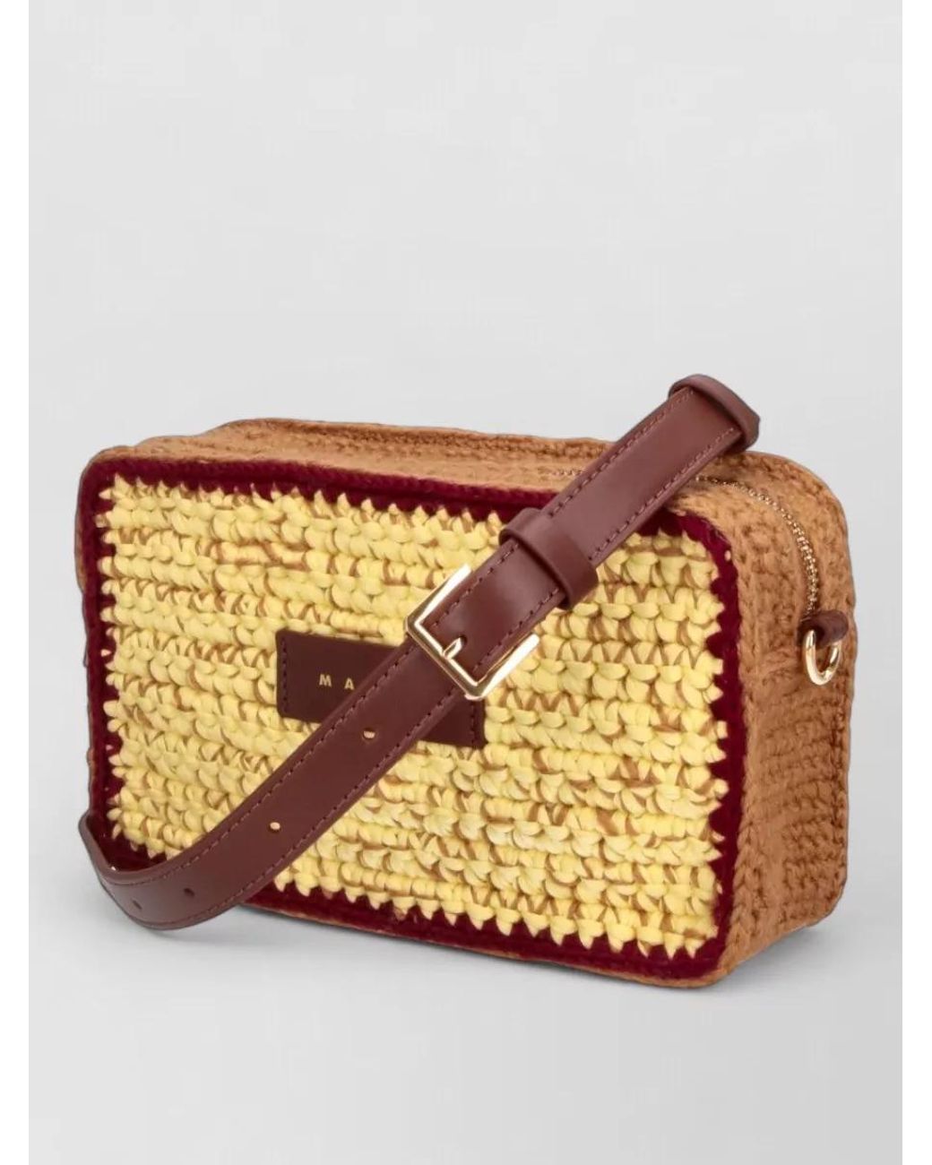Marni Metallic Wool Cross-Body Bag