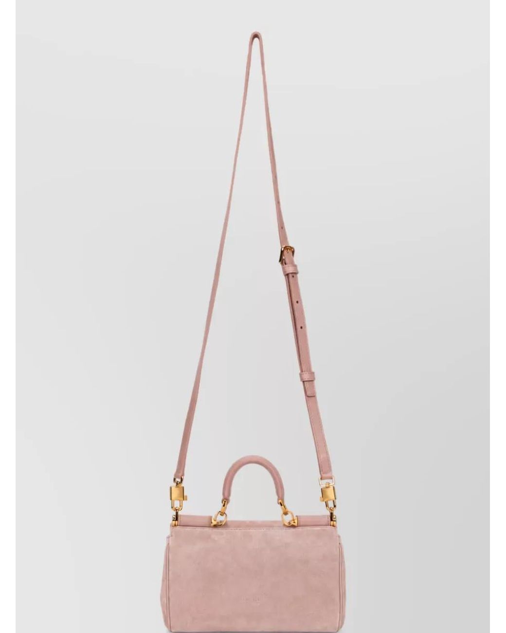 Dolce & Gabbana Natural My Sicily Medium Leather Shoulder Bag