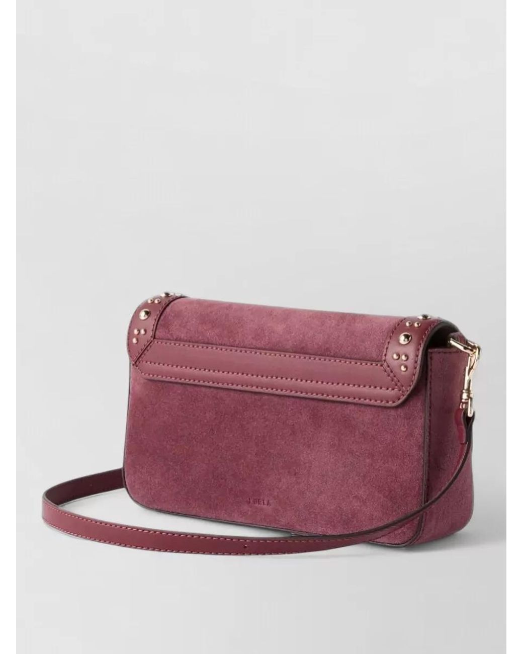 Furla Purple 1927 Leather Clutch Bag