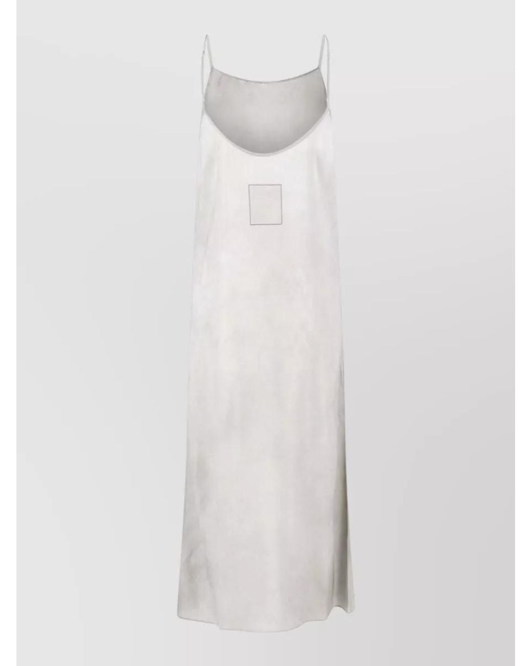Uma Wang White Silk Midi Dress