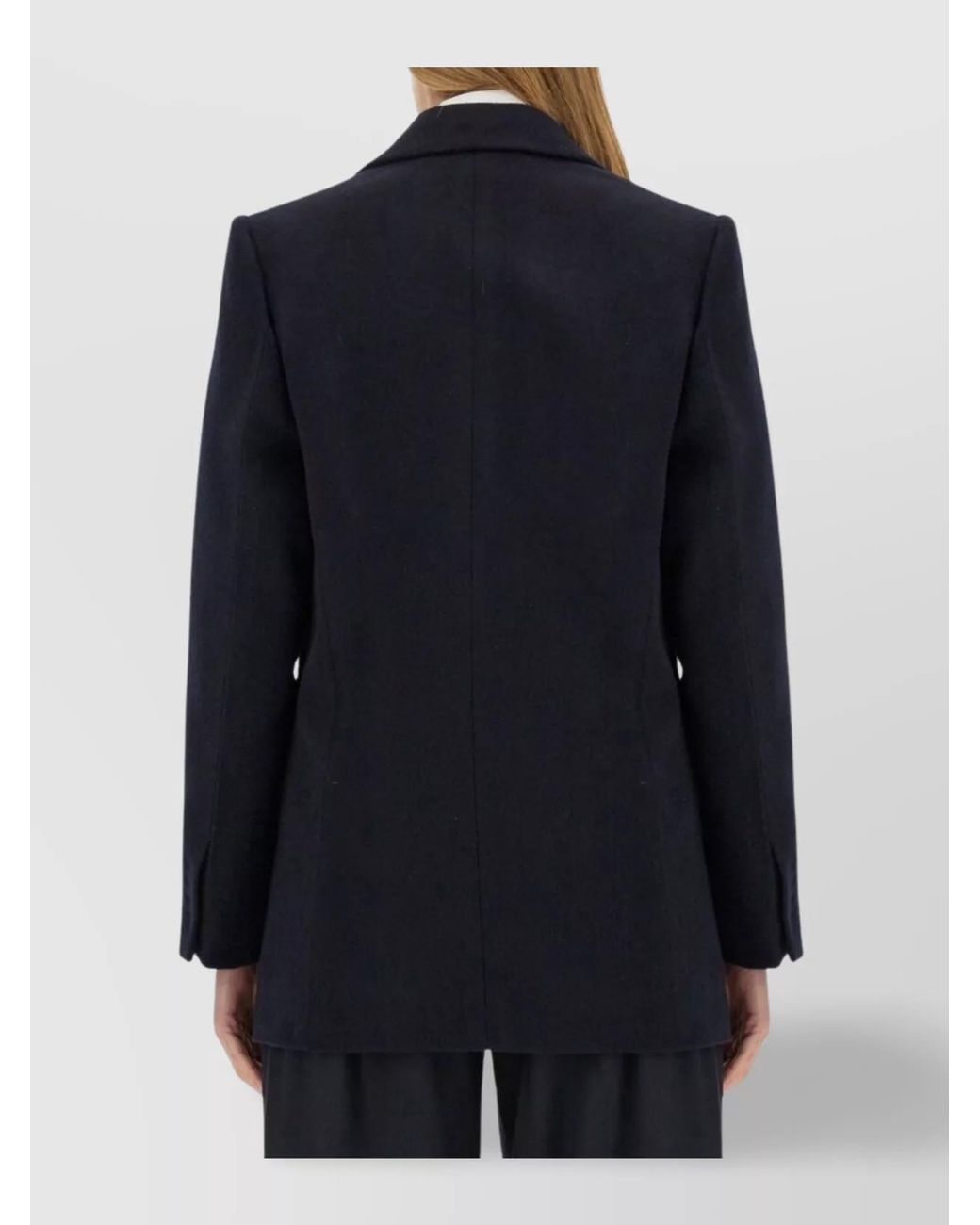 Victoria Beckham Black Cashmere Oversized Blazer