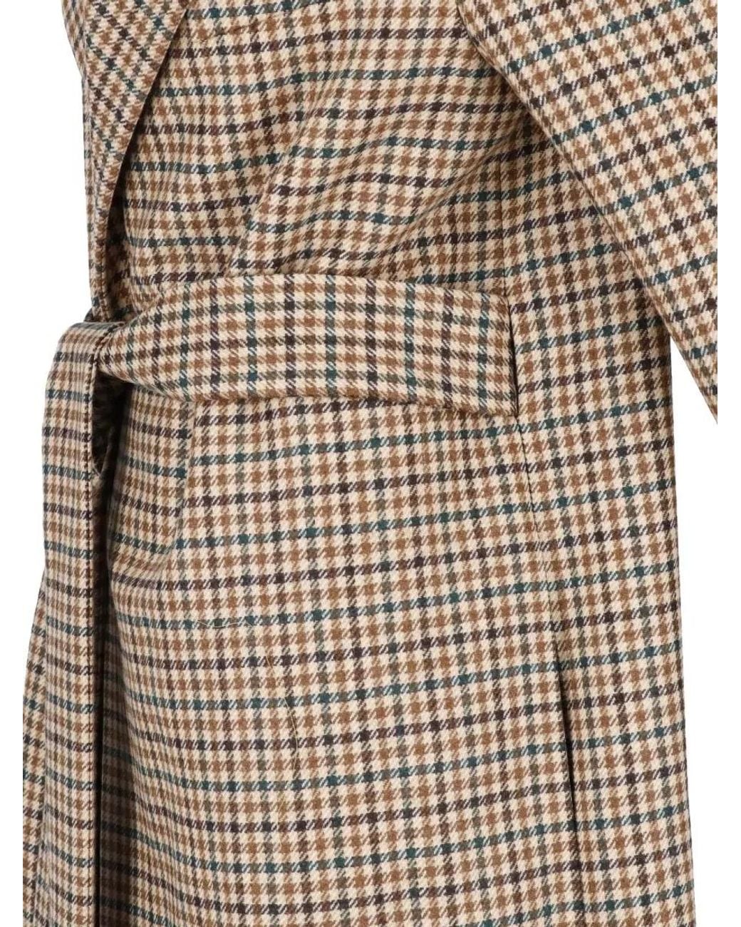 Sa Su Phi Natural Wool Trench Coat
