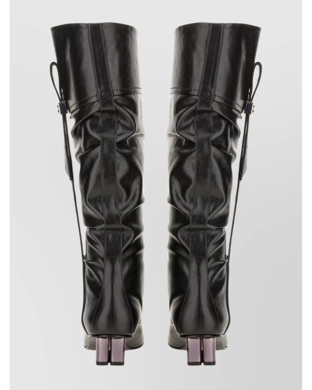 Ganni Black Slouchy Boots
