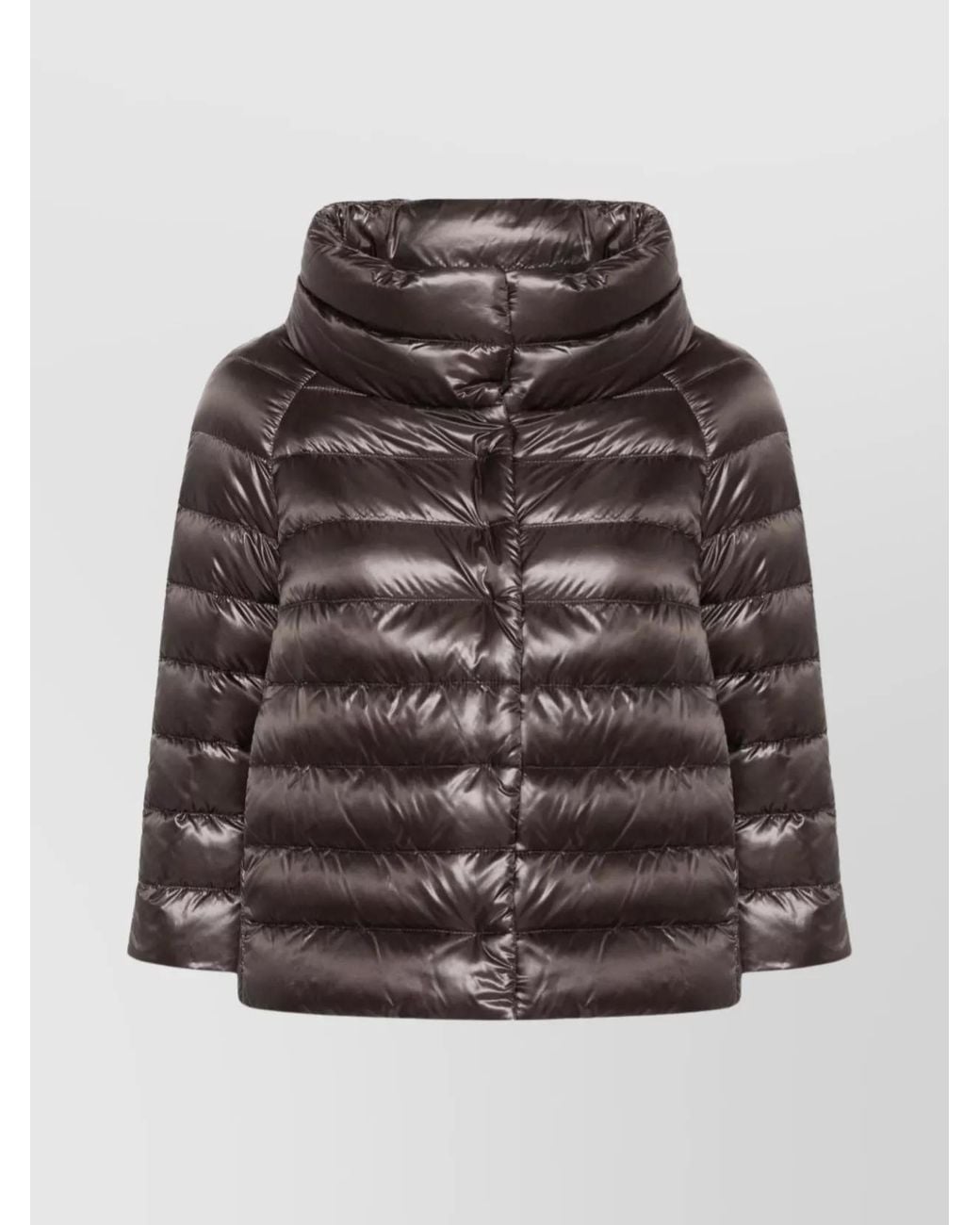Herno Brown Sofia Short Down Jacket