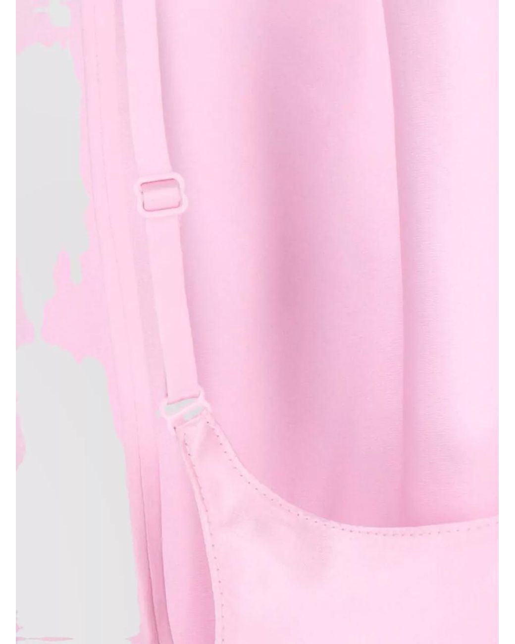 Courreges Pink Silk Mini Dress