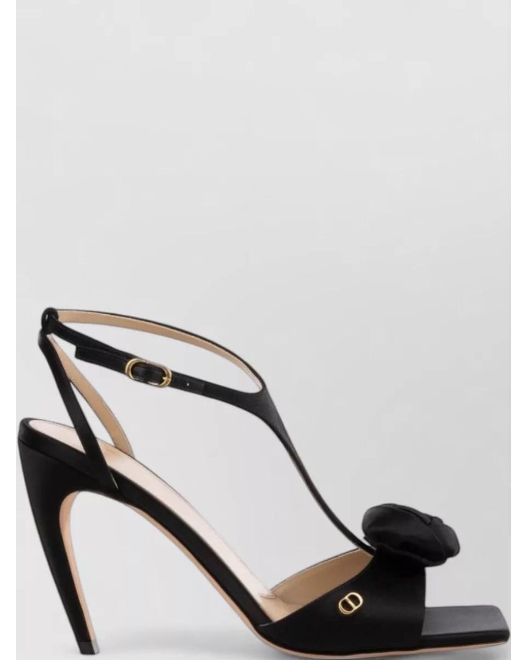 Dior Black Leather Sandals