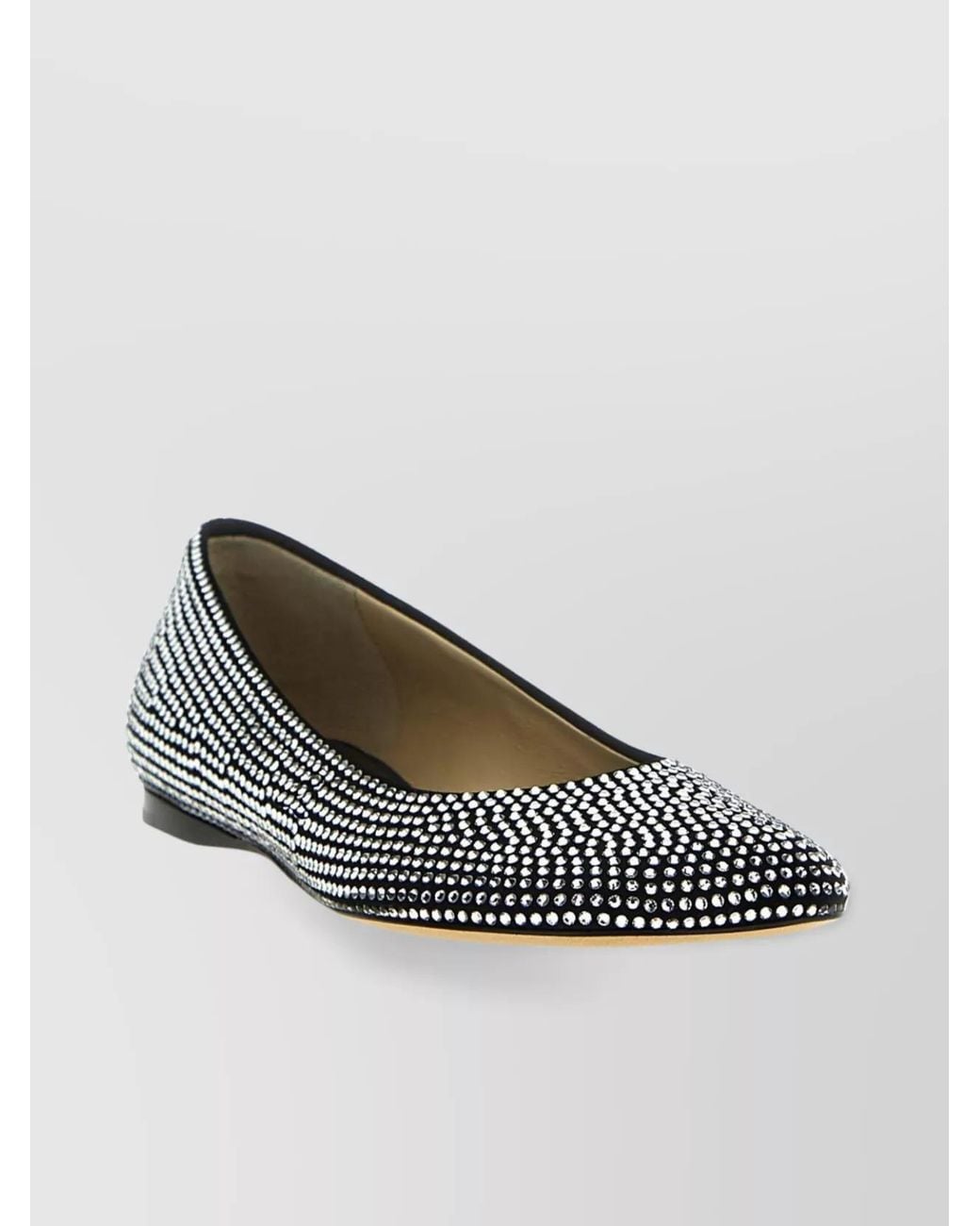 Loewe Black Leather Toy Ballet Flats