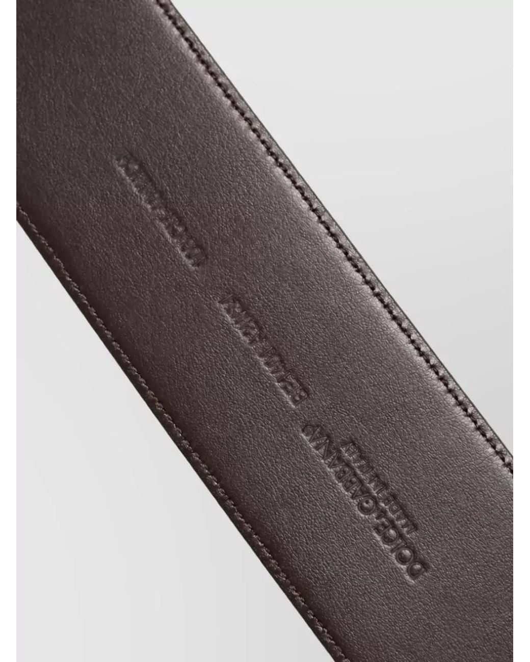 Dolce & Gabbana Brown Python Leather Belt