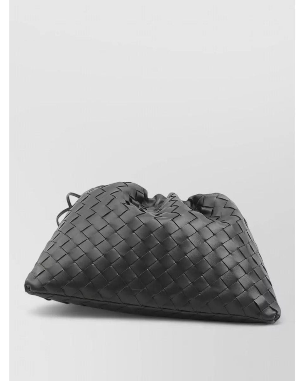 Bottega Veneta Black The Pouch Calfskin Mini Bag