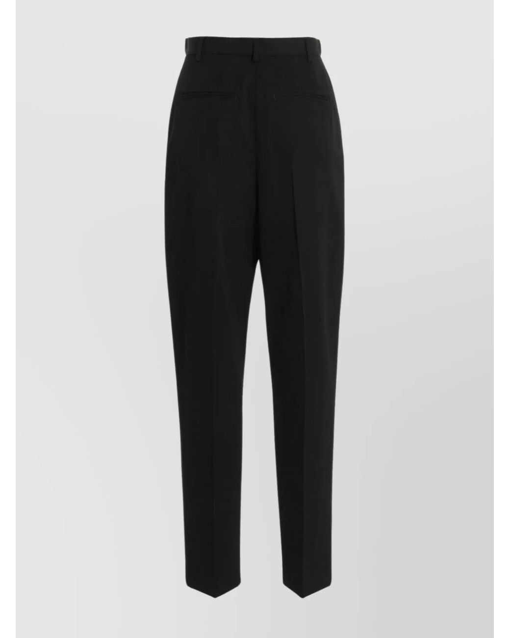 Tory Burch Black Wool Tailored Trousers
