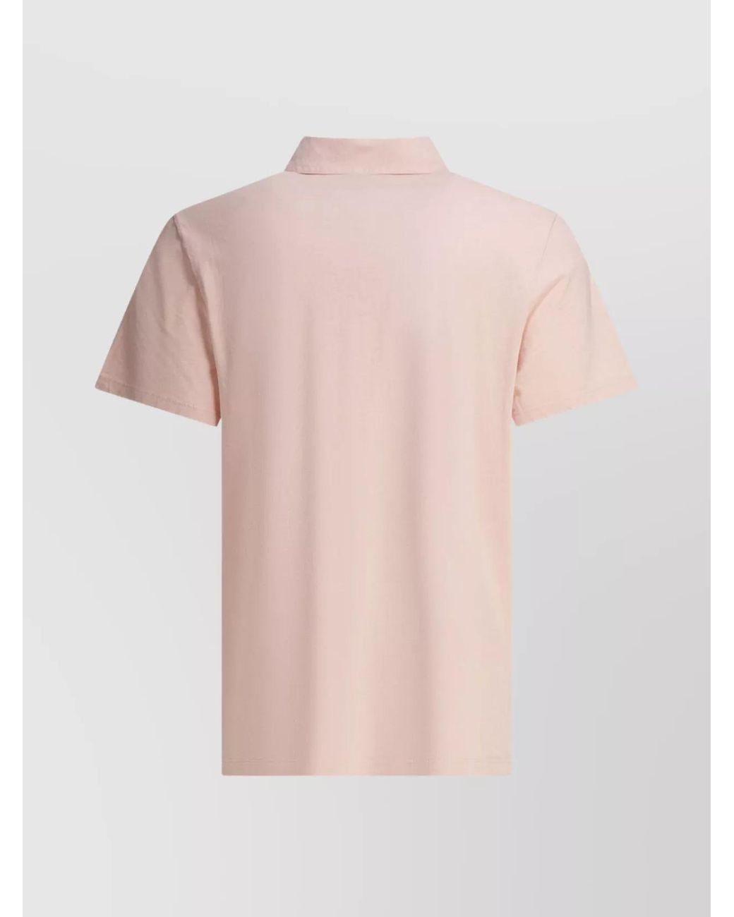 Vince Pink Cotton Polo Shirt for men