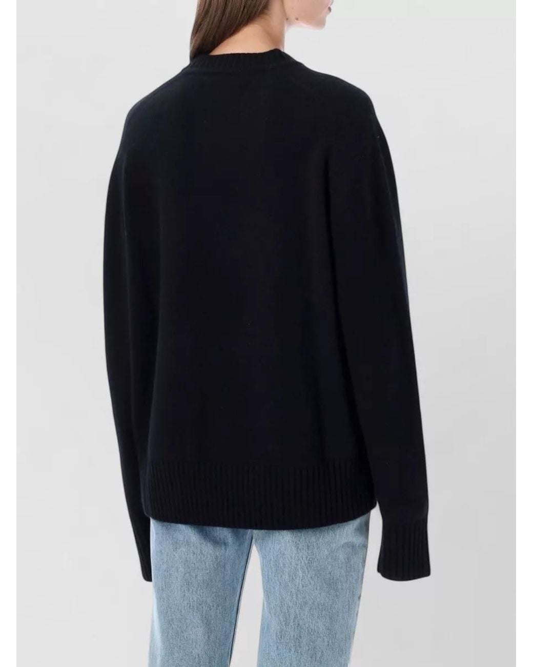Extreme Cashmere Black Cashmere Crew-Neck Jumper