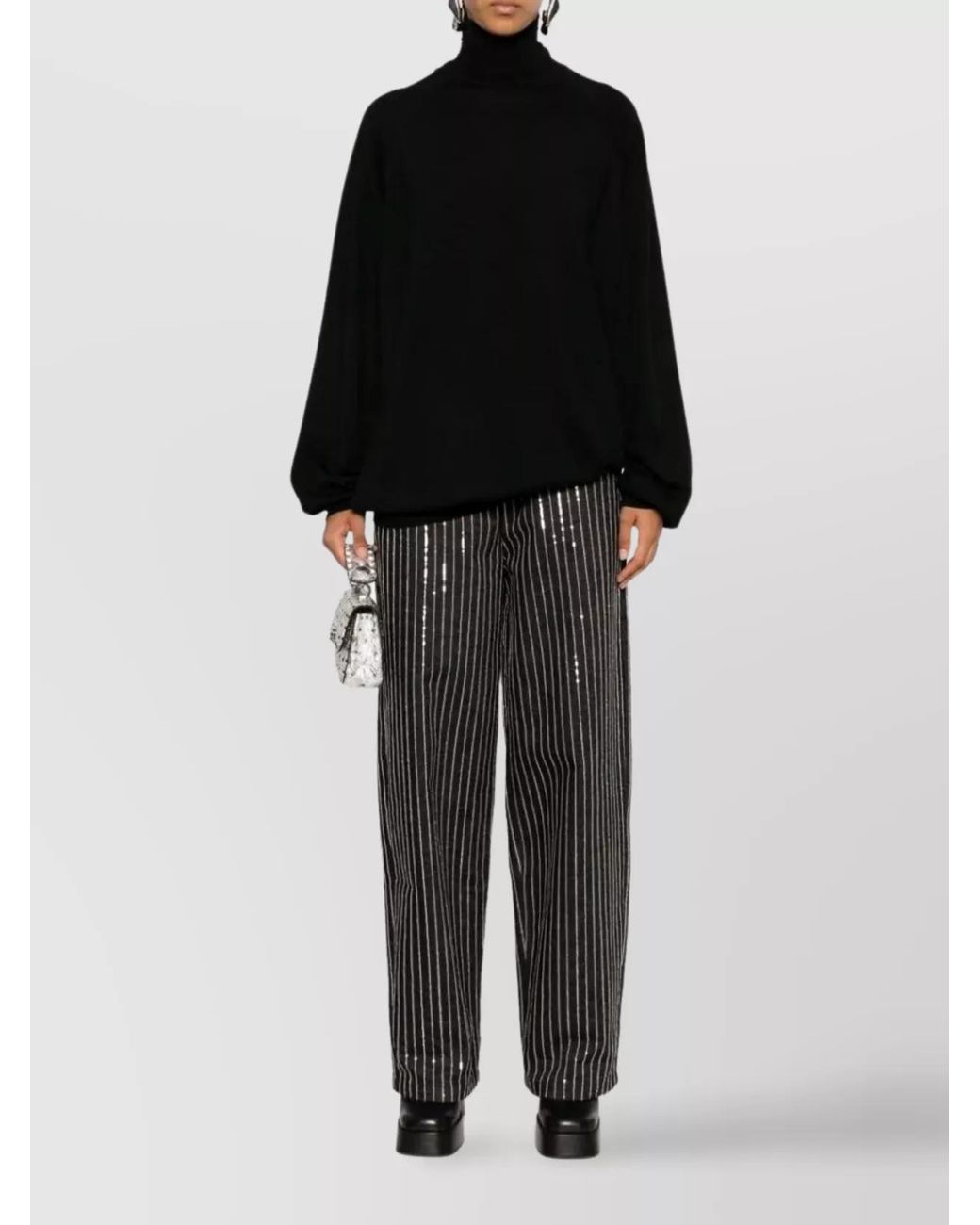 Moschino Black Virgin Wool Jumper