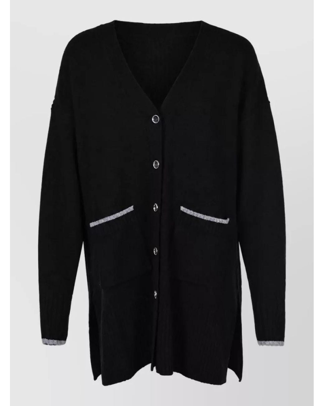 Pinko Black Cardigan Jacket