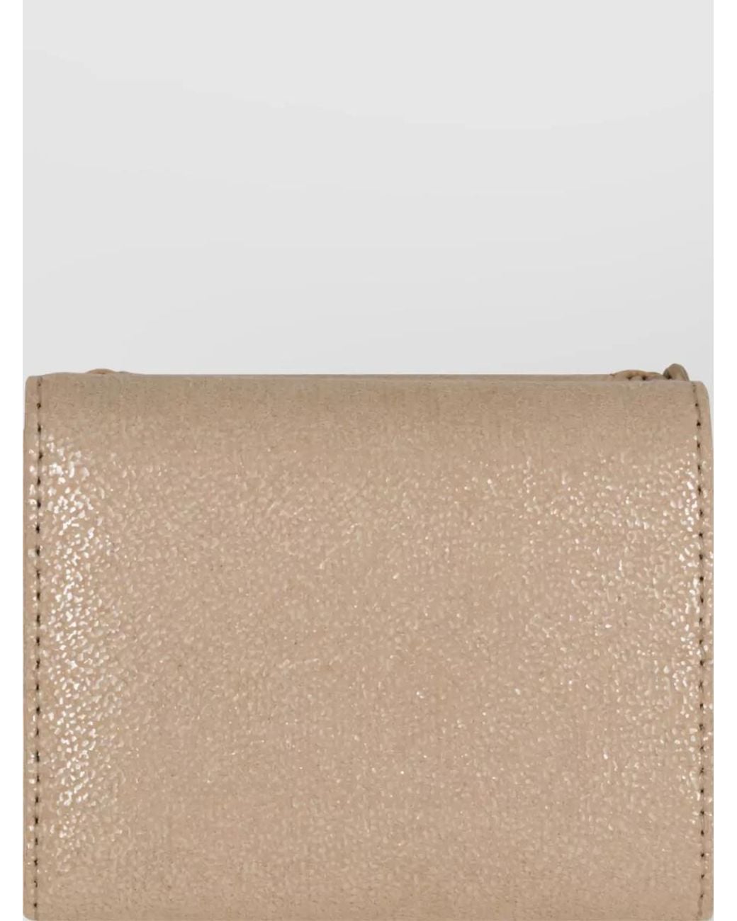 Stella McCartney Natural Tri-Fold Wallet