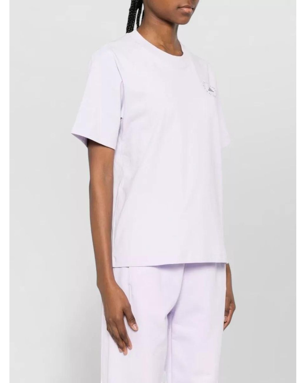 Adidas By Stella McCartney Purple Logo T-Shirt