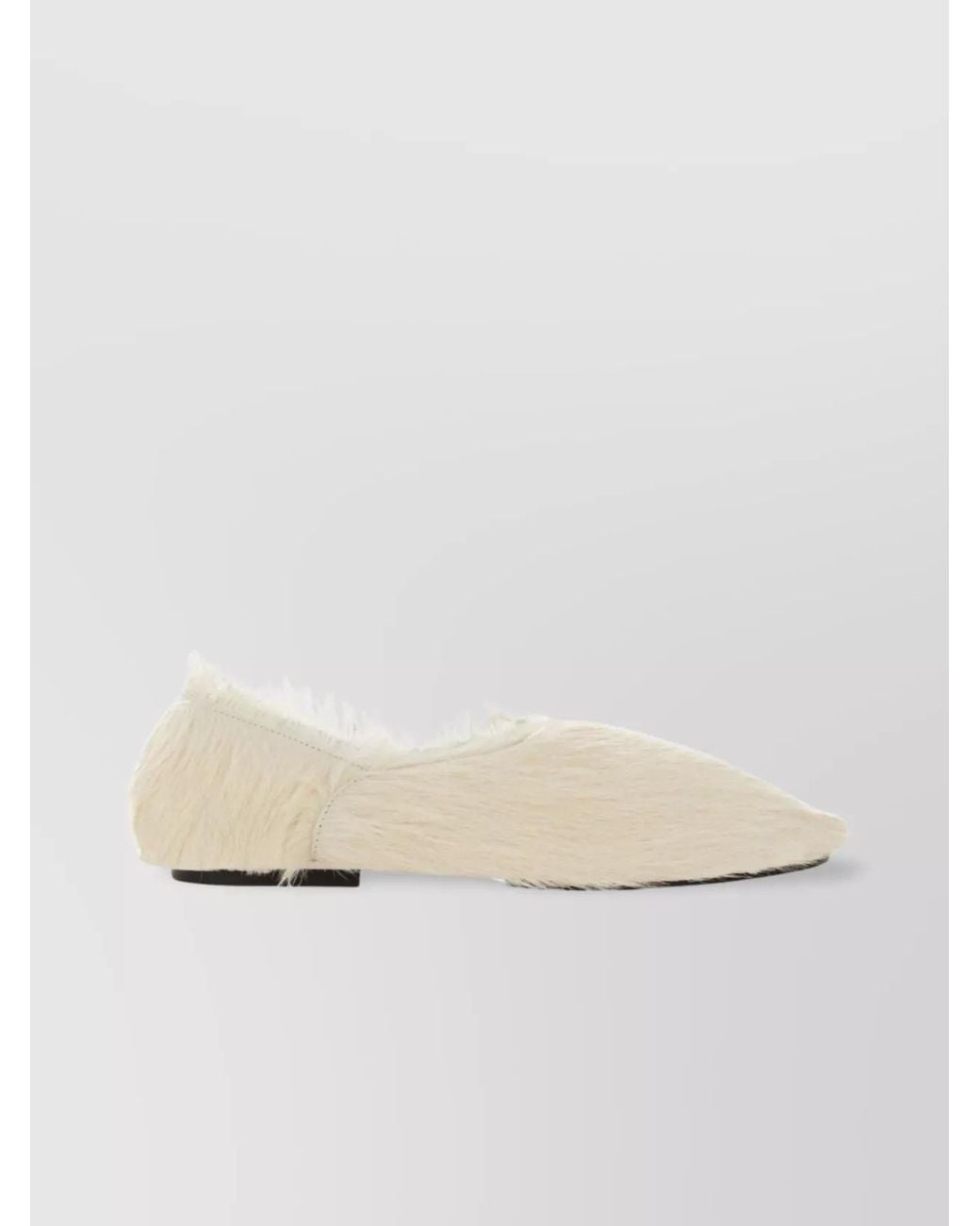 Jil Sander Natural Leather Slippers