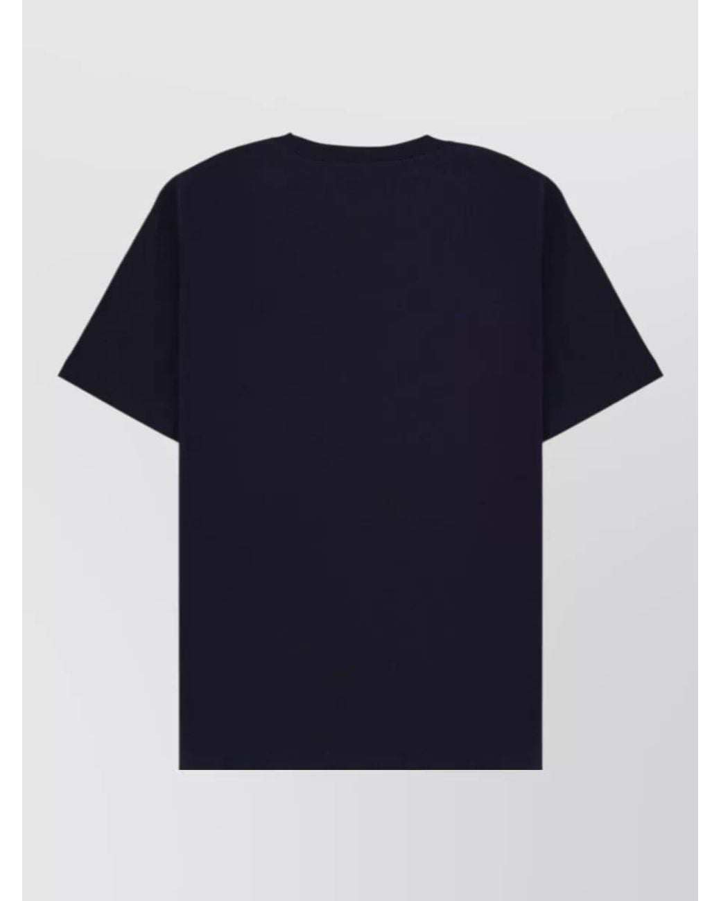 Balmain Blue Logo Print T Shirt for men