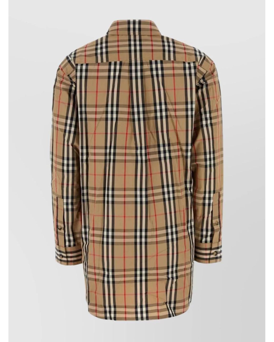 Burberry Natural Cotton Printed Shirt