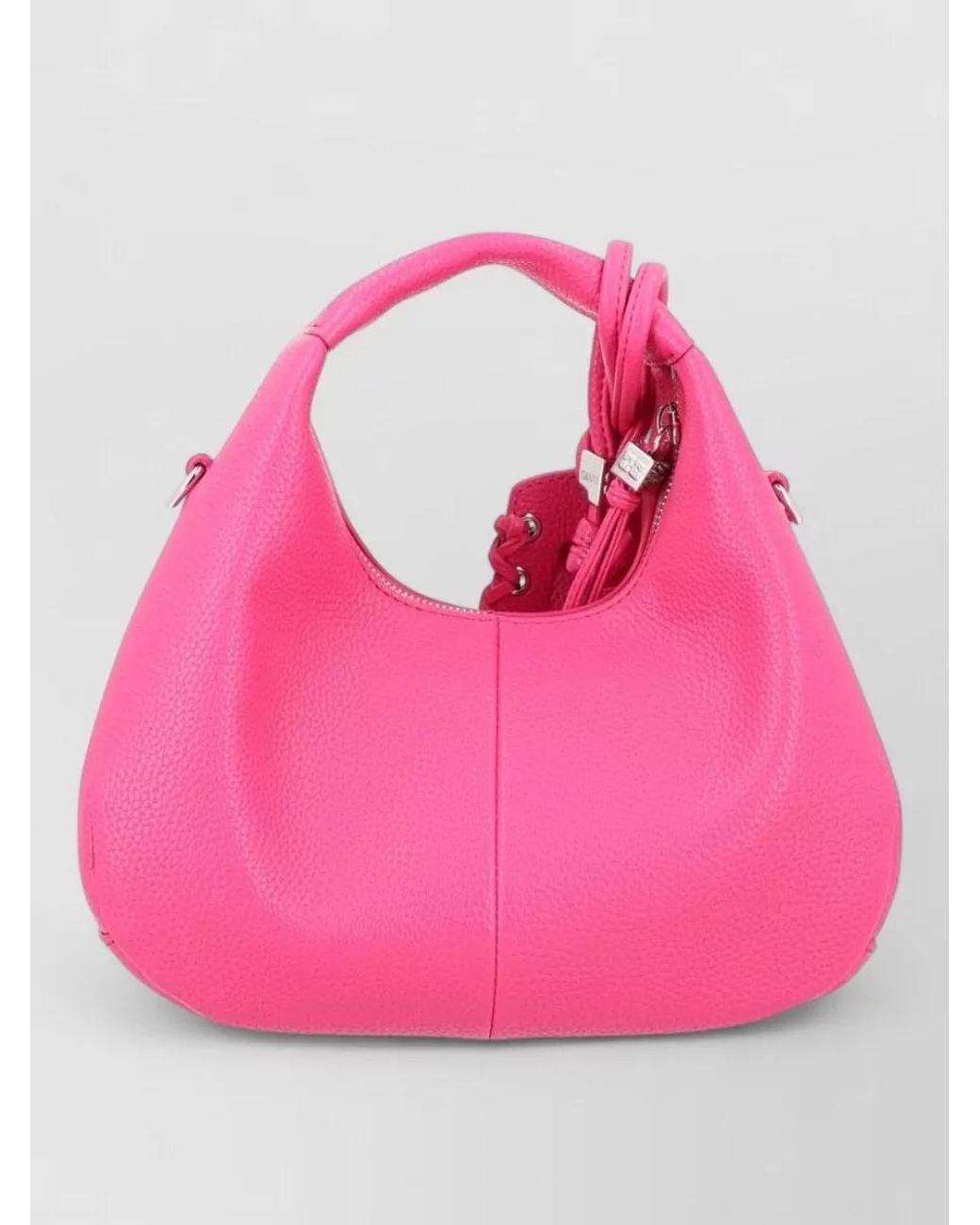 Ganni Pink Mini Hobo Mini Shoulder Bag
