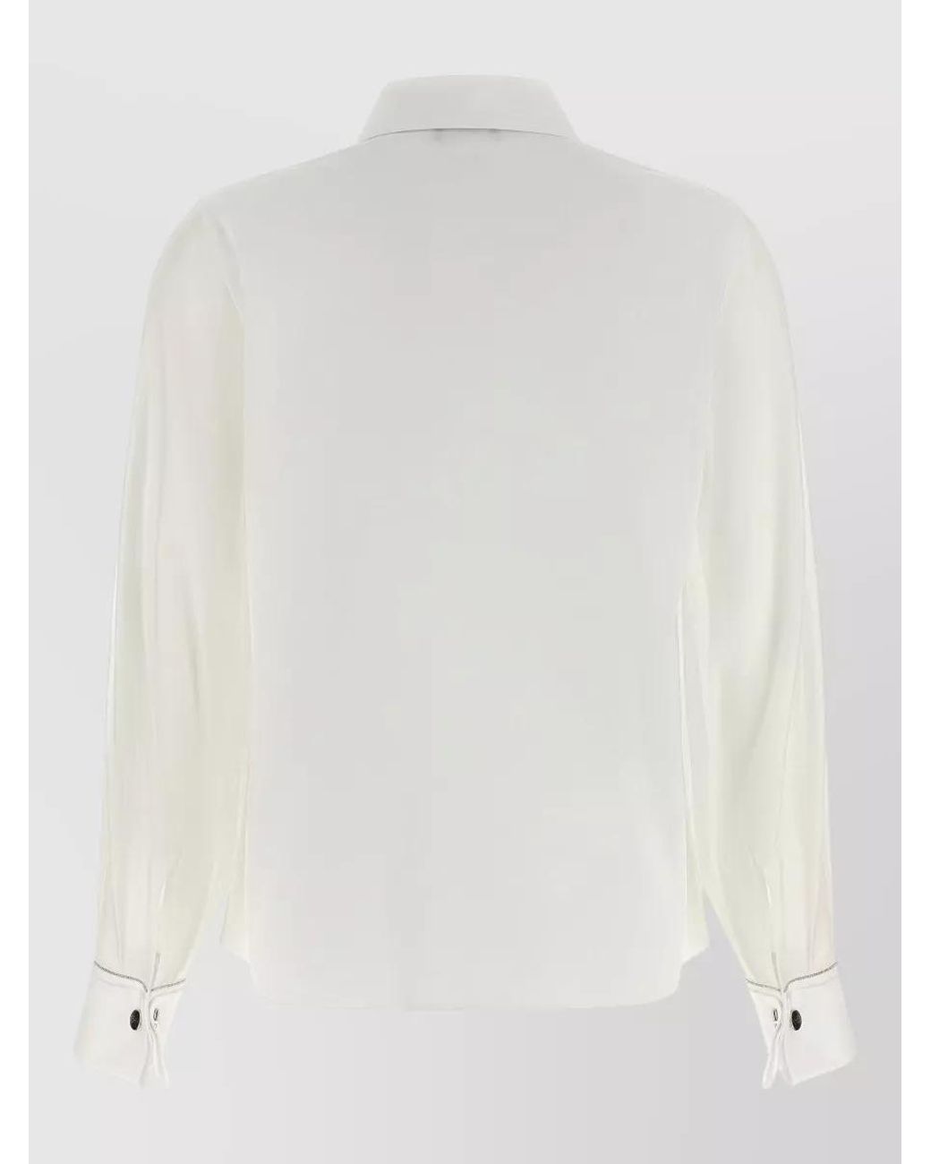 Peserico White Cotton Stretch Shirt