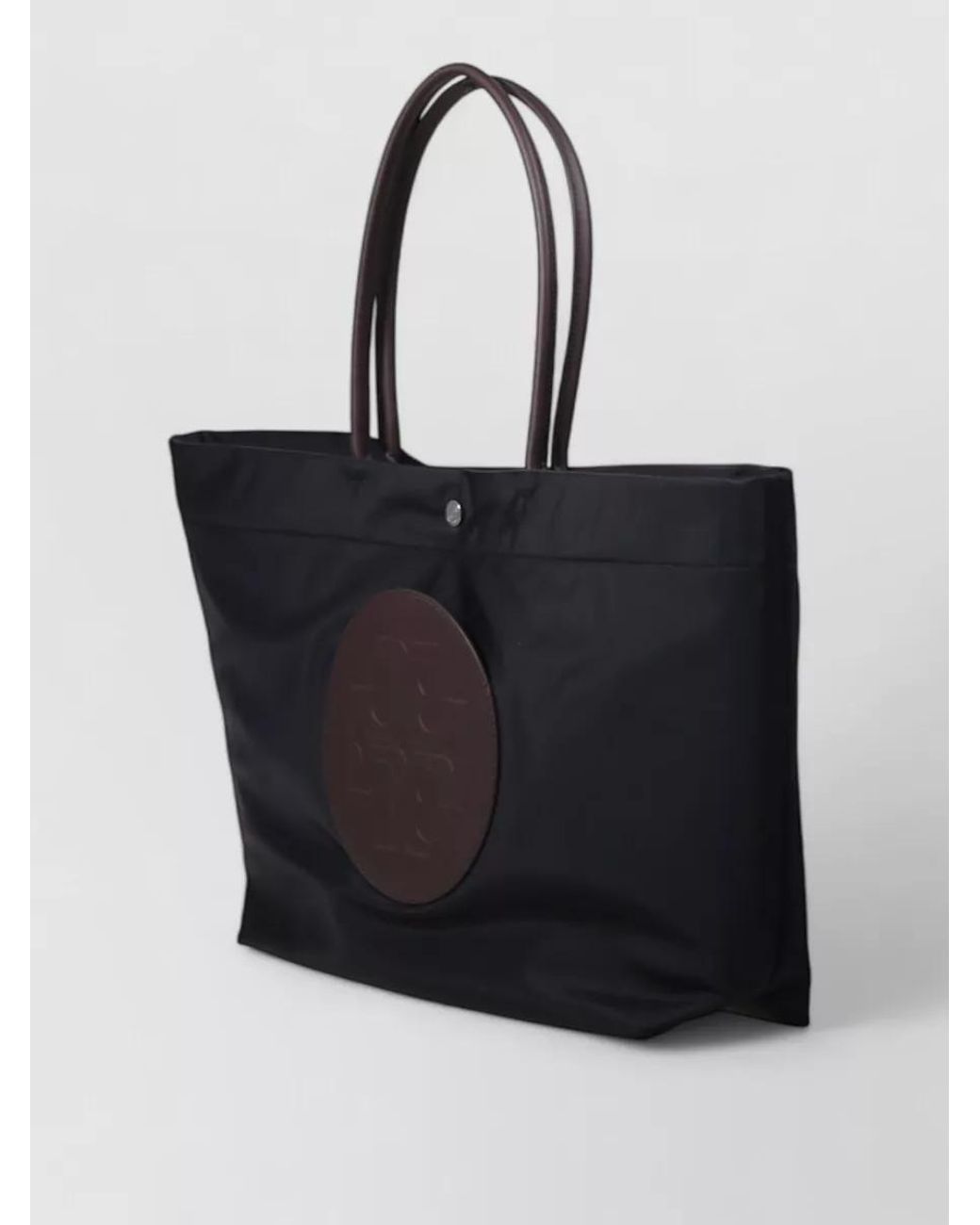 Tory Burch Black Ella Large Nylon Shoulder Bag