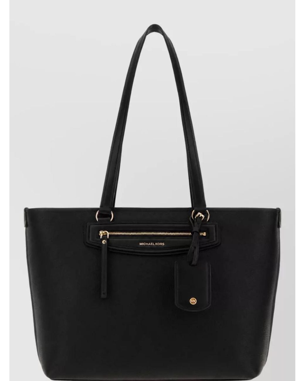 Michael Kors Black Jet Set Leather Tote Bag