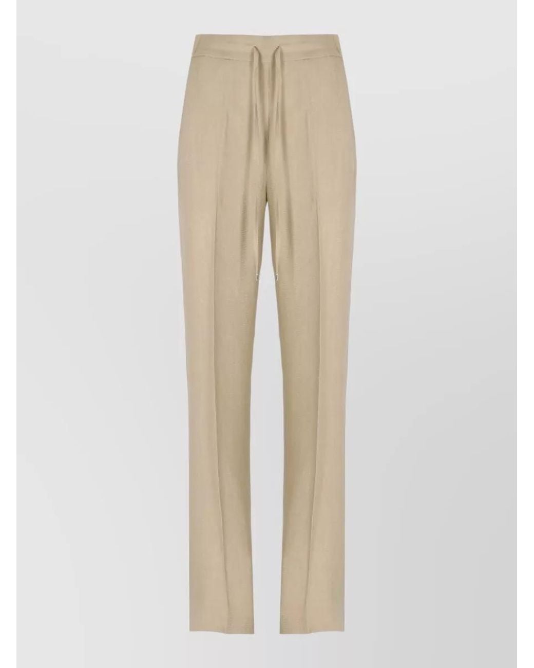 Antonelli Natural Wide-Leg Trousers