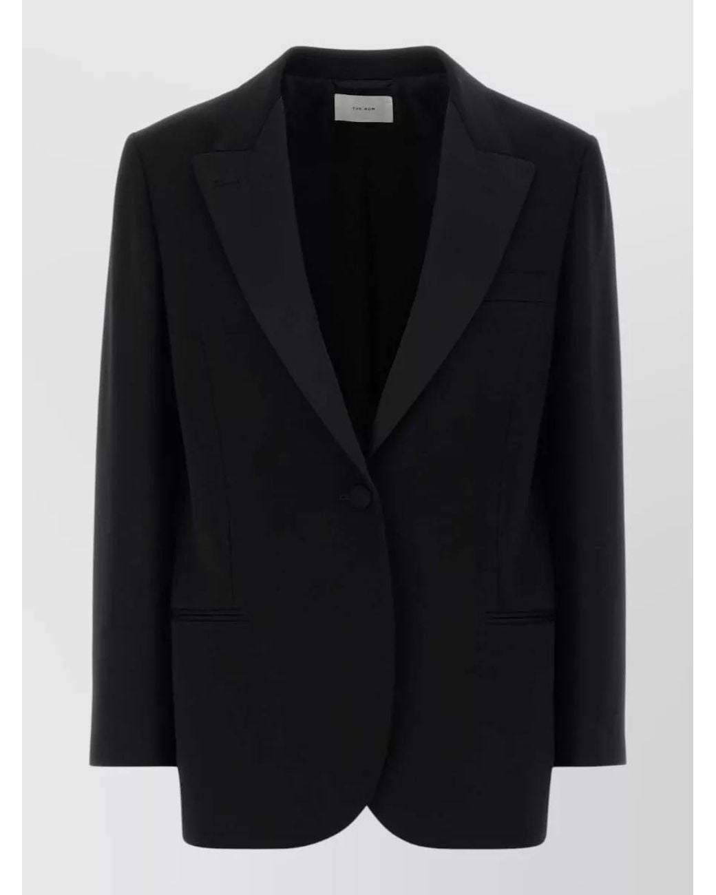 The Row Black Wool Blazer