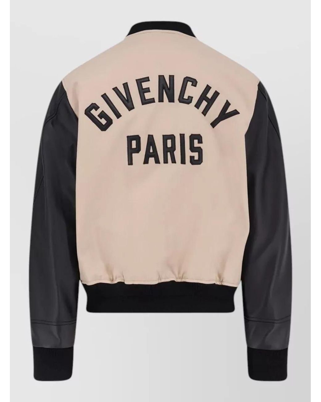 Givenchy Natural Cotton Paneled Bomber Jacket for men