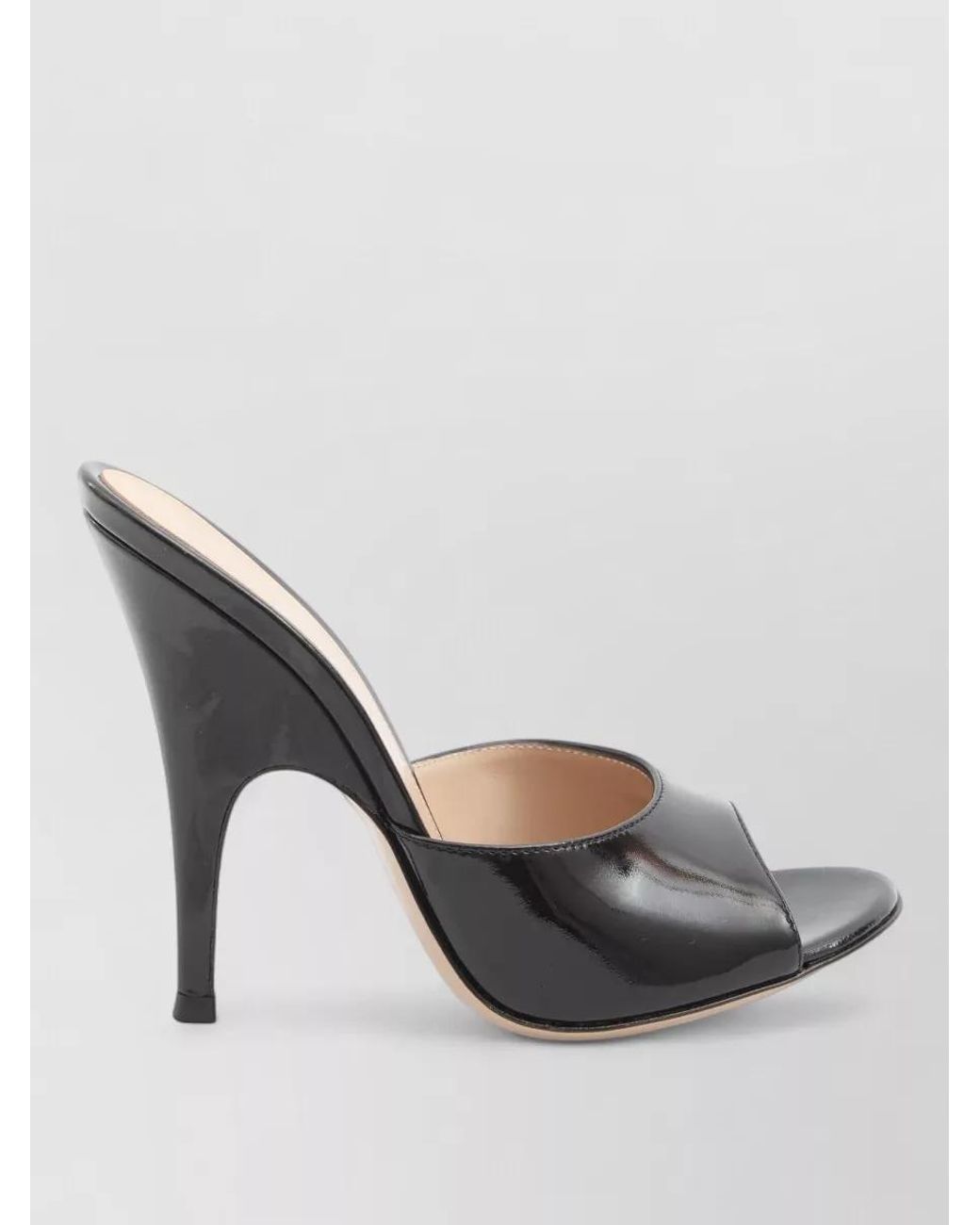 Gianvito Rossi White Leather Mules