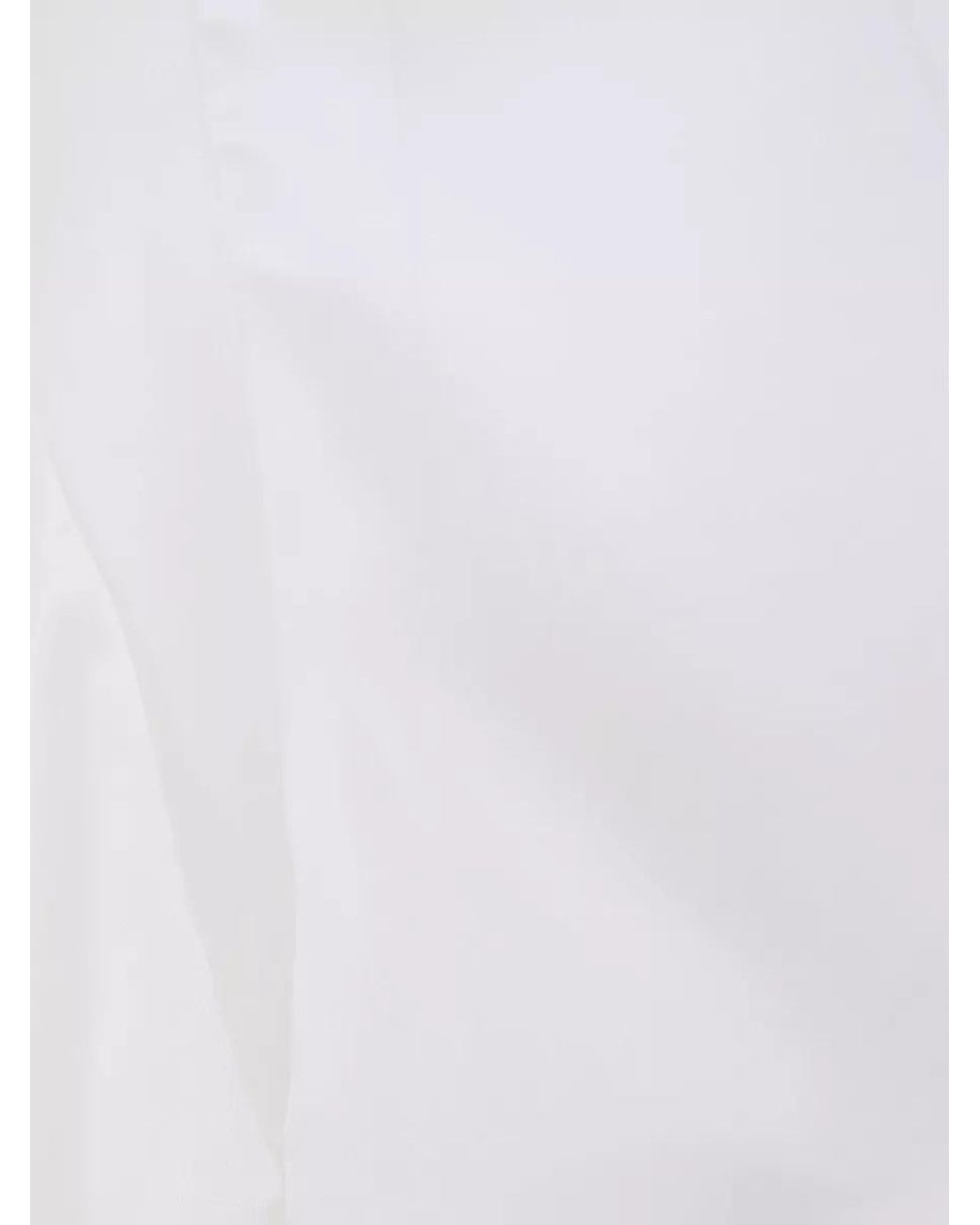 Sacai White Satin Chiffon Shirt