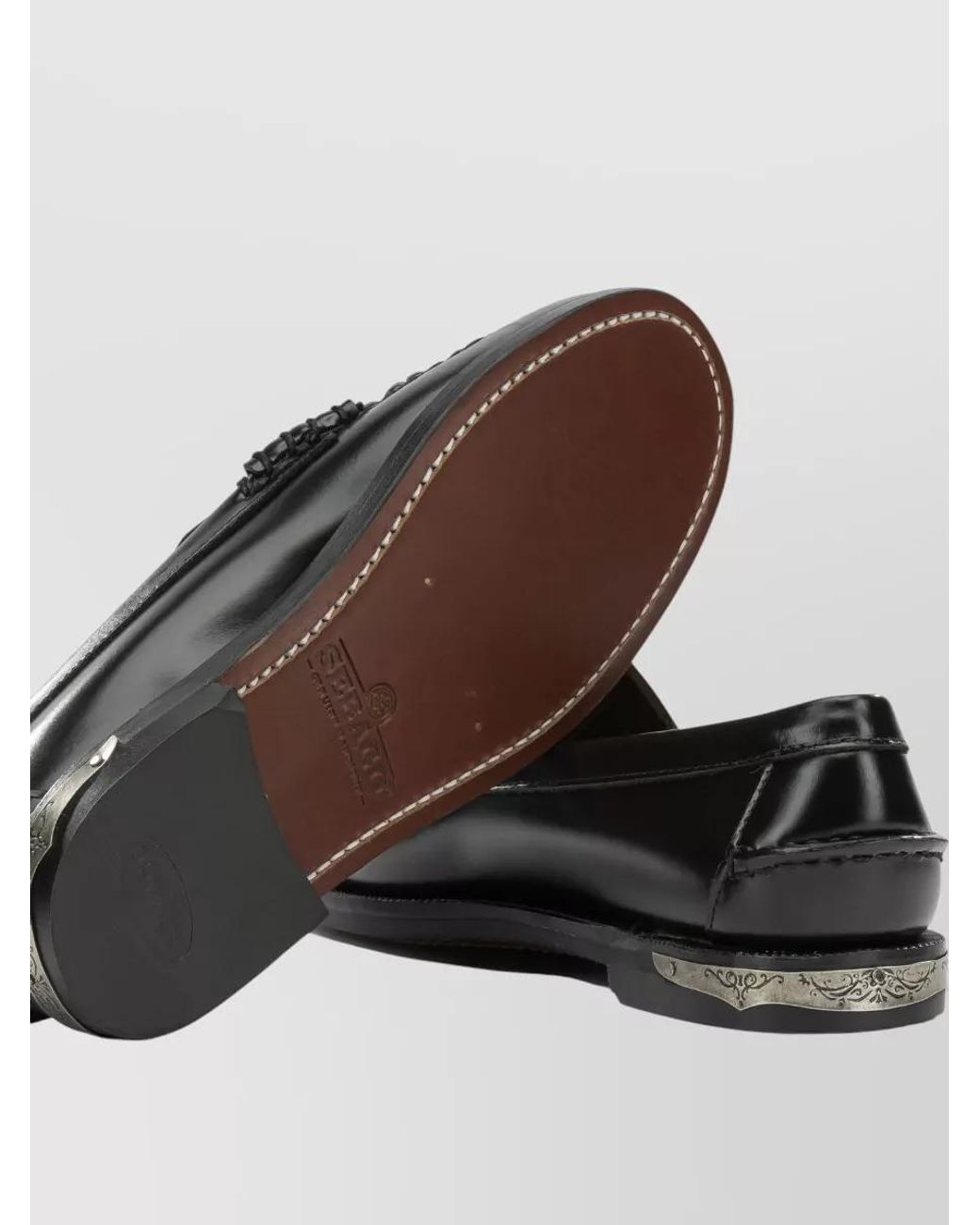 Sebago Black Leather Loafers