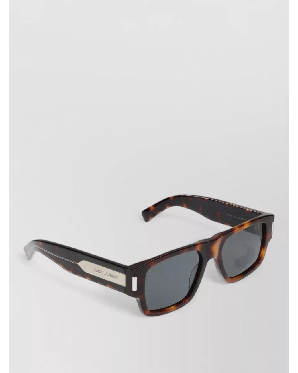 Saint Laurent Gray Acetate Sunglasses for men