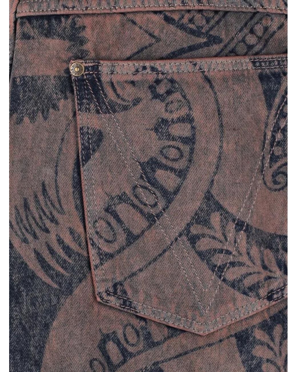 Vivienne Westwood Gray Straight-Leg Jeans for men