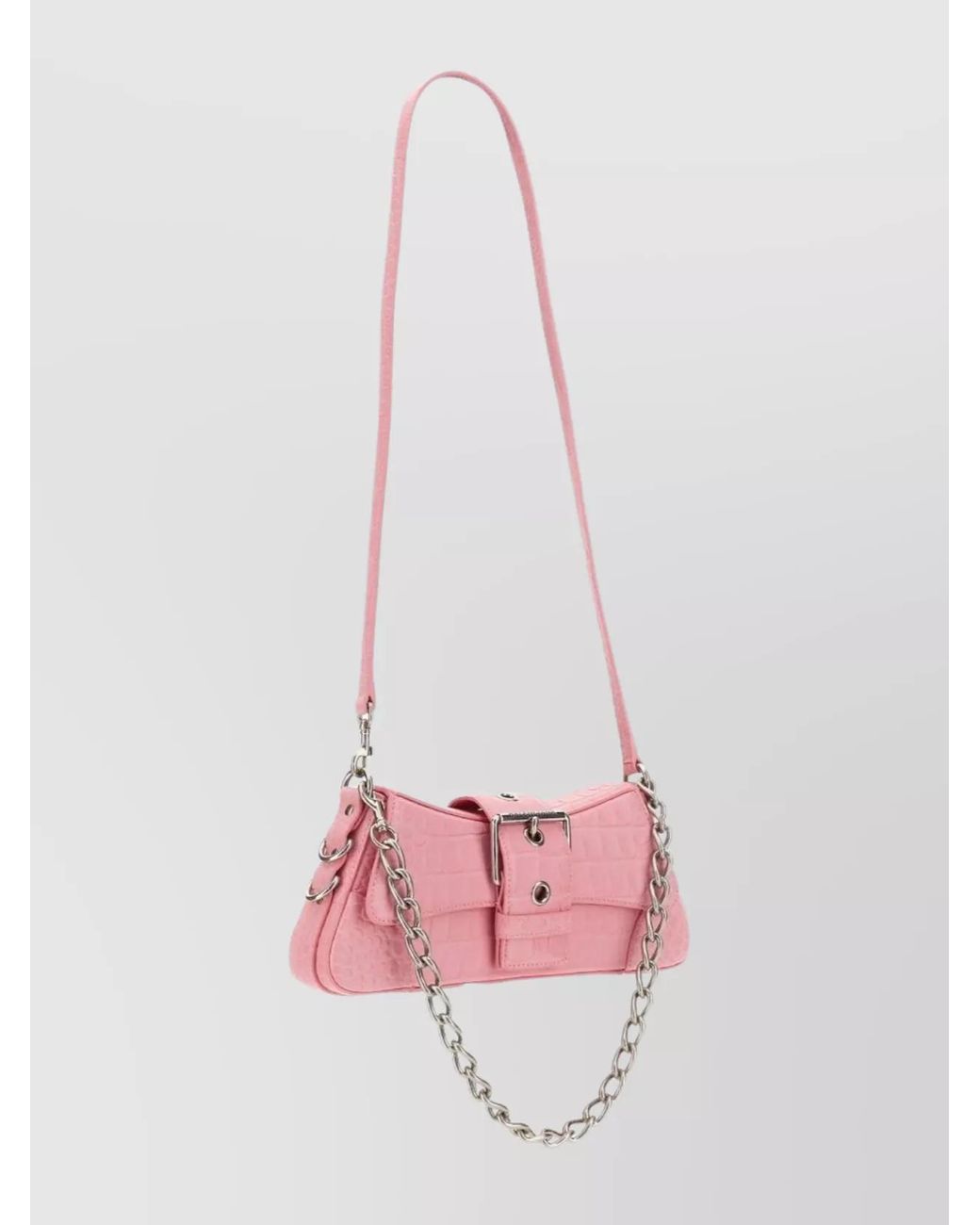 Balenciaga Pink Lindsay Leather Shoulder Bag