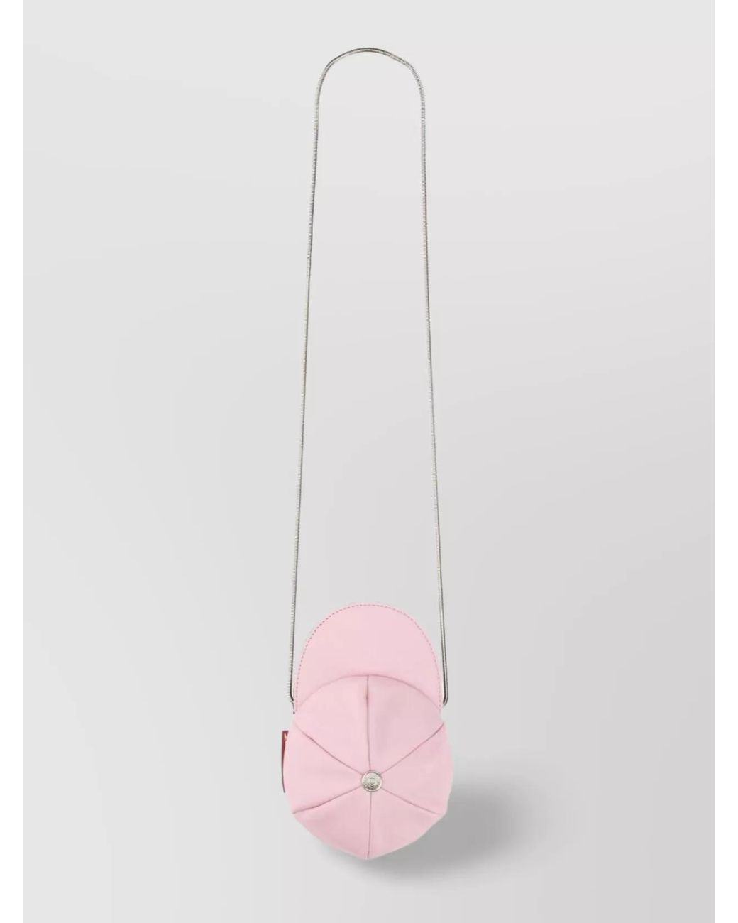Moschino Pink Leather Mini Crossbody Bag