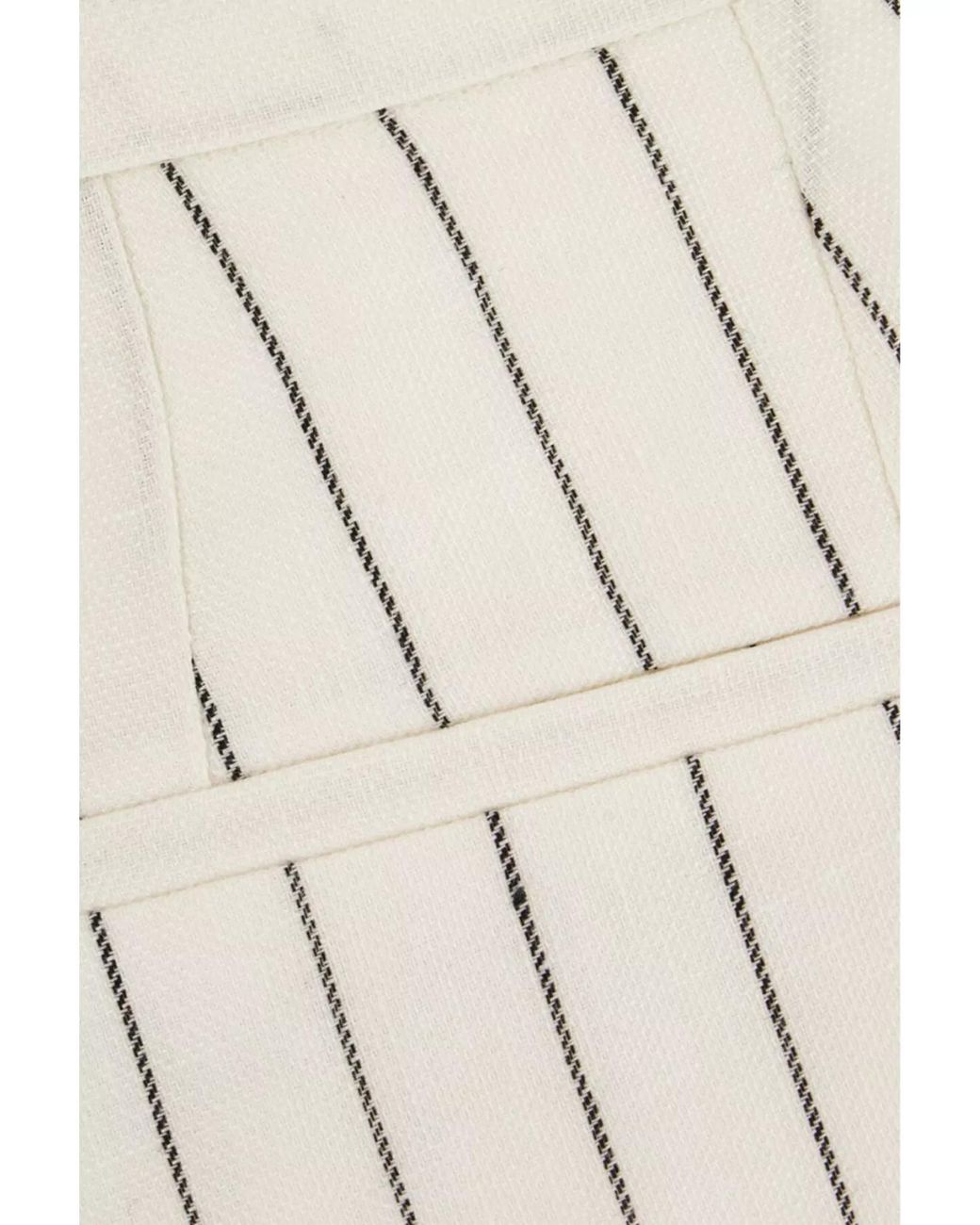 Dolce & Gabbana White Embroidered Linen Blend Straight-Leg Trousers for men