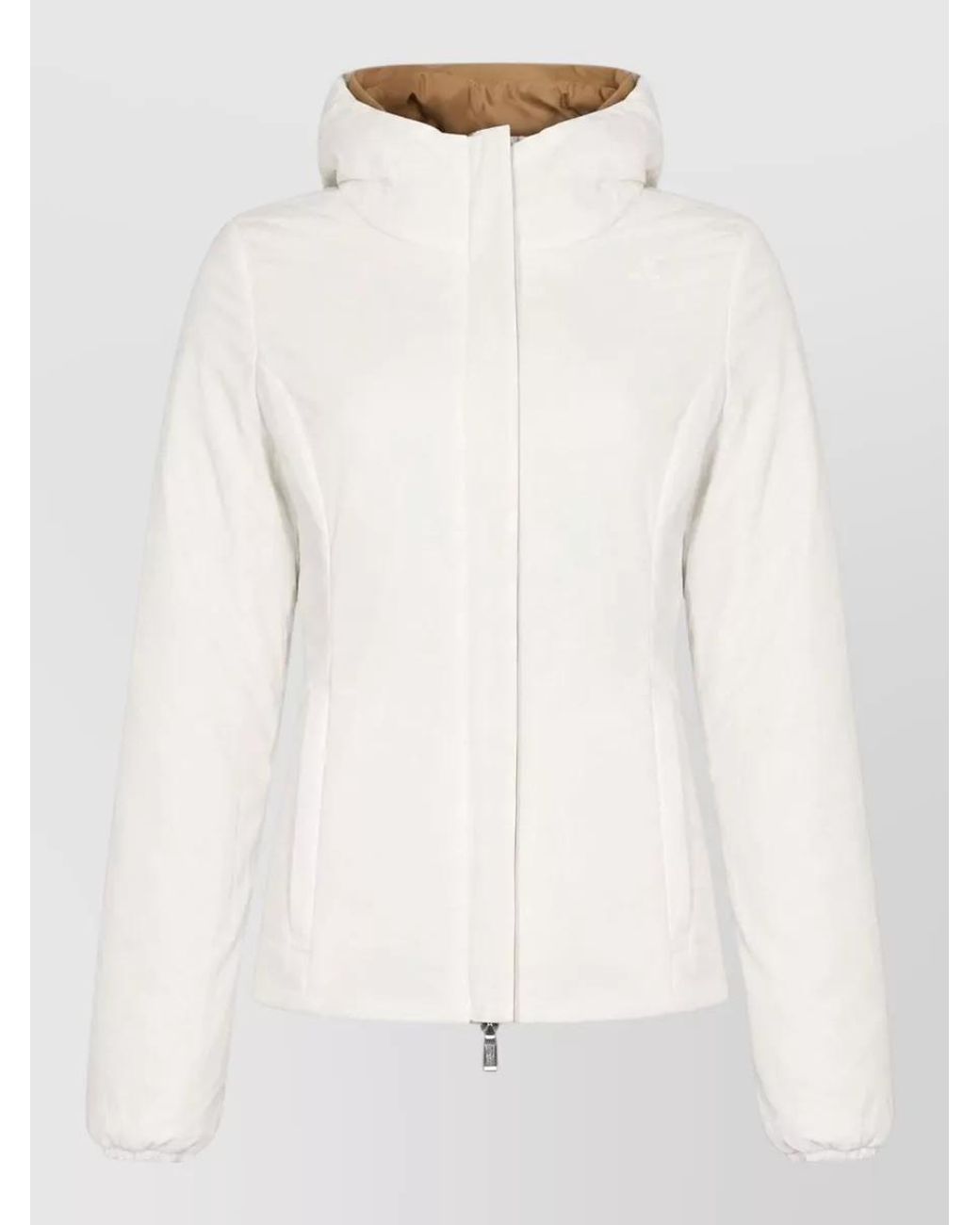 K-Way Natural Reversible Hooded Parka Coat