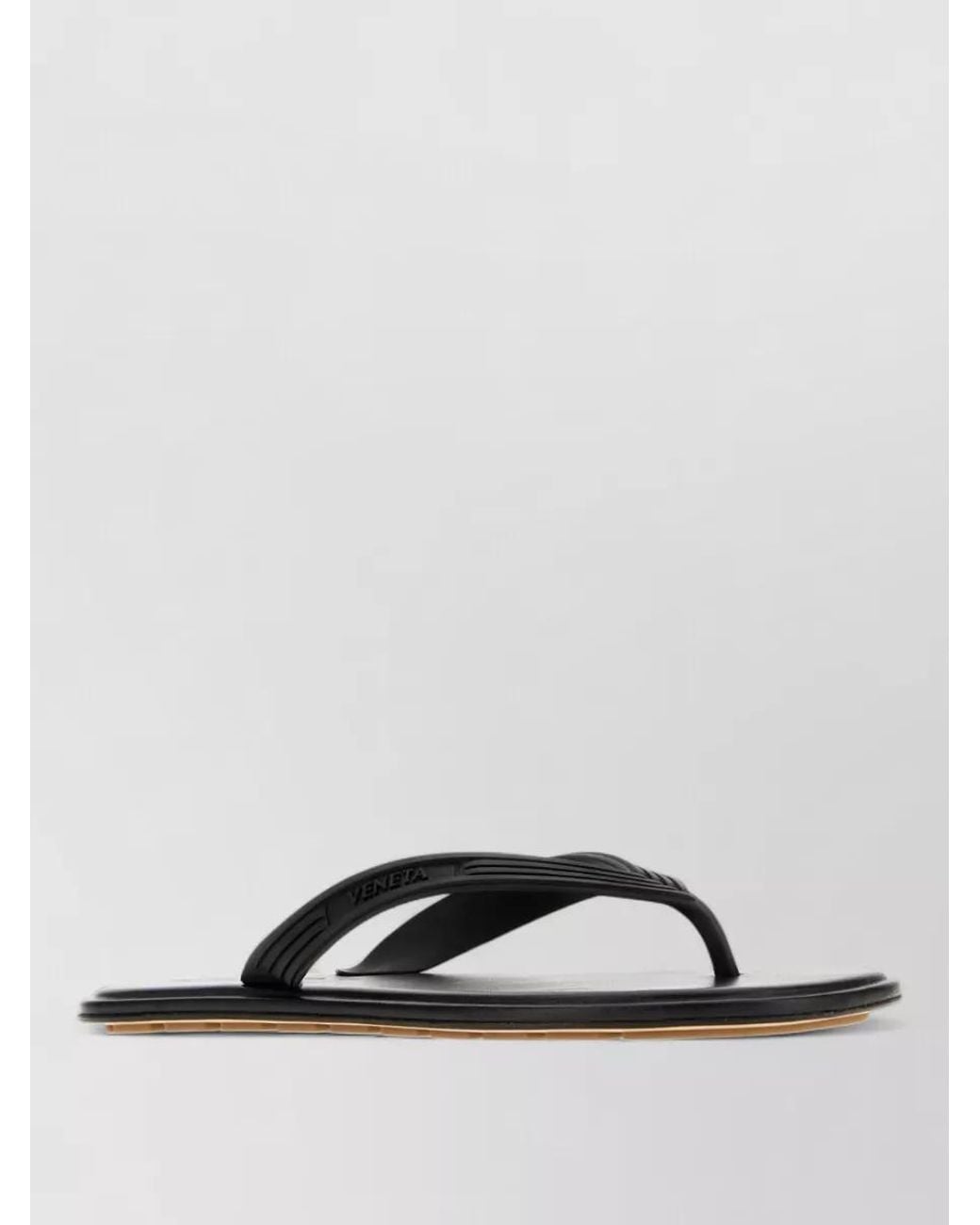 Bottega Veneta Multicolor Leather Thong Sandals for men