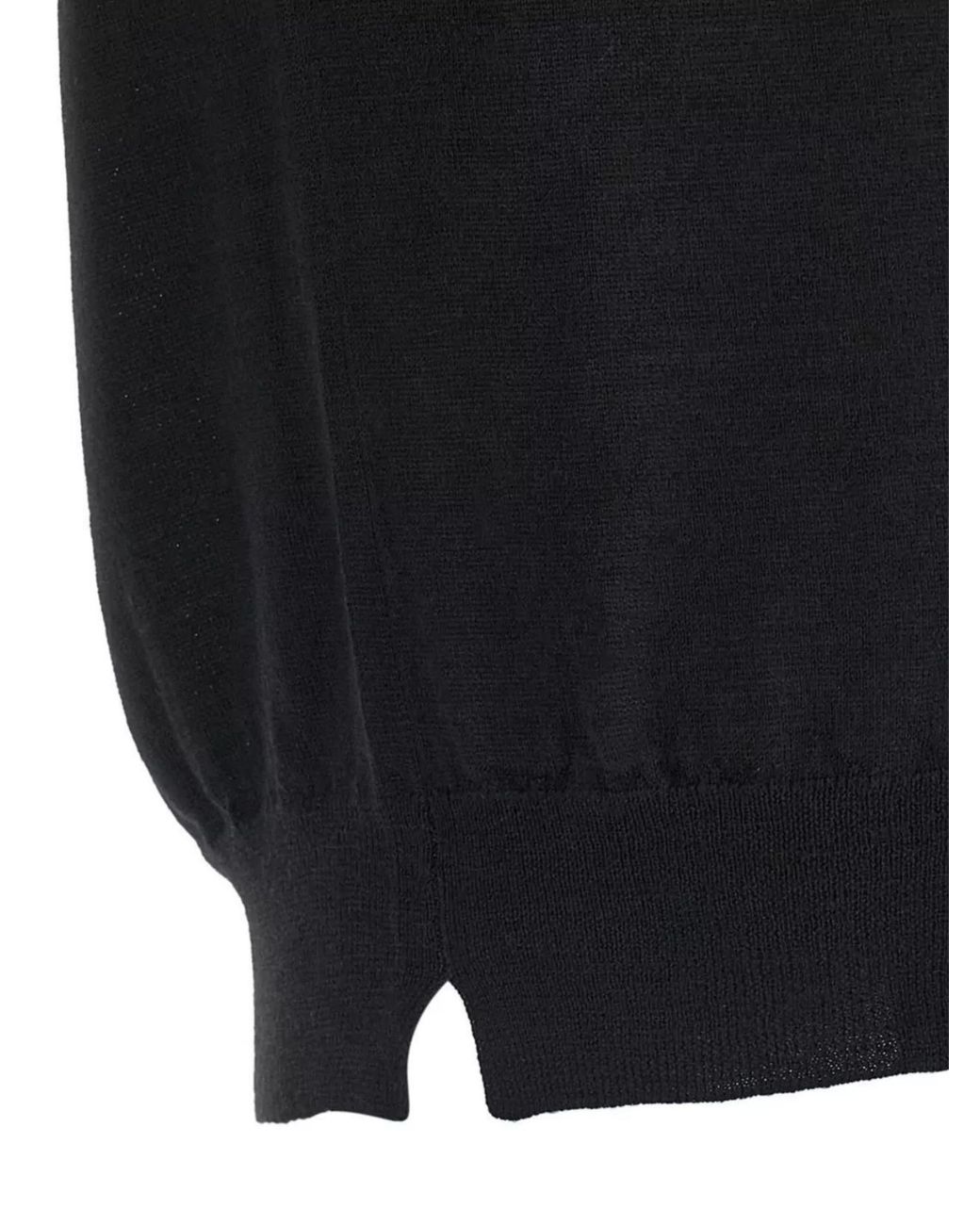 Ma'ry'ya Blue Fine-Knit Jumper for men