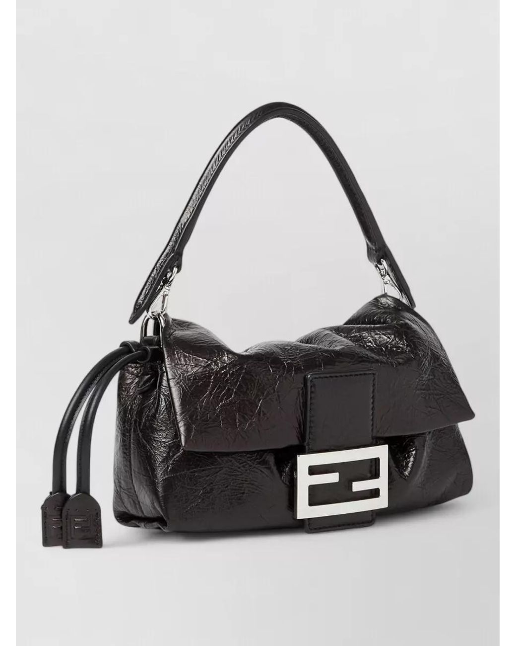 Fendi Multicolor Baguette Soft Small Leather Shoulder Bag