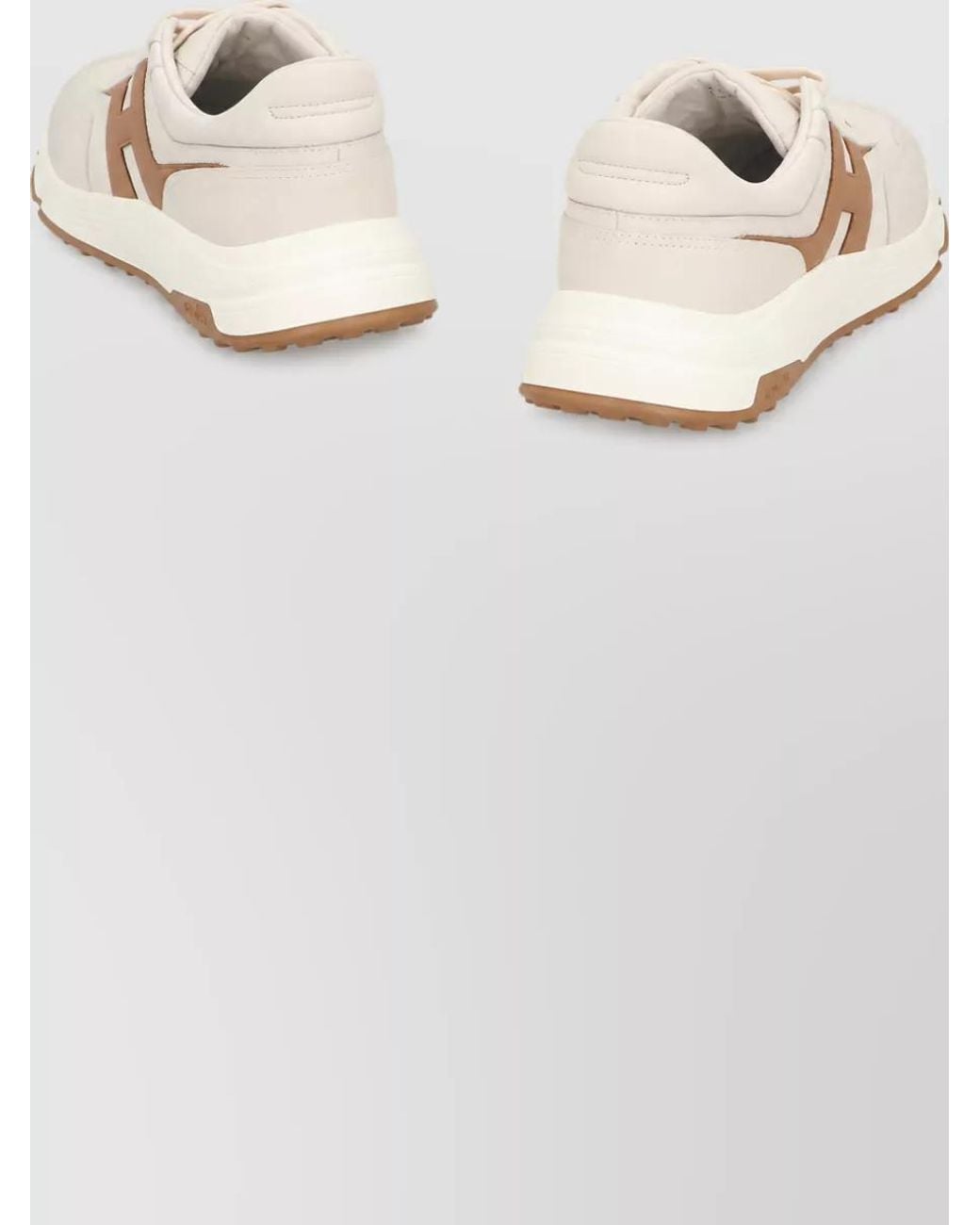 Hogan White Leather Low-Top Sneakers for men